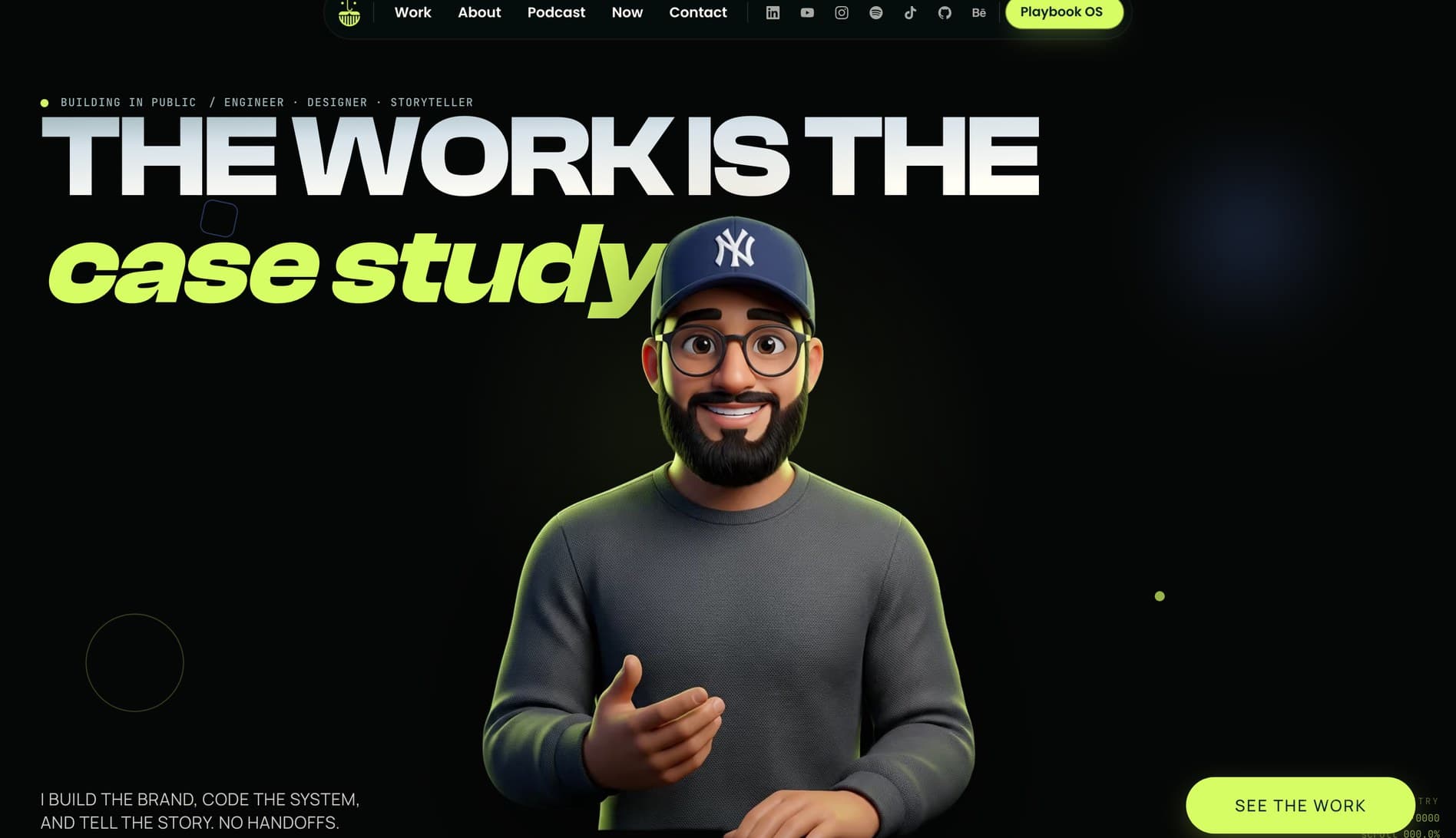 Shareefico — A personal brand, a 3D-creator site, and a custom CMS